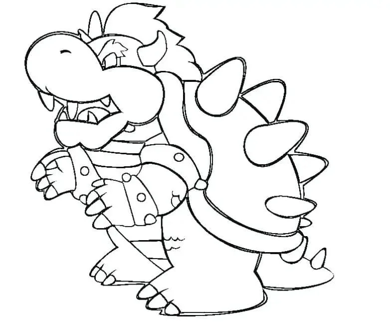 Bowser Coloring Pages 36