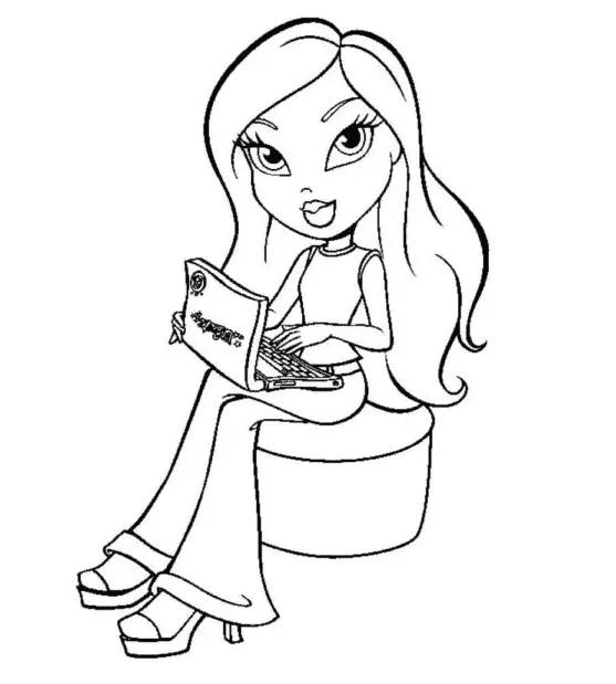 Desenhos de Bratz Para Colorir 21