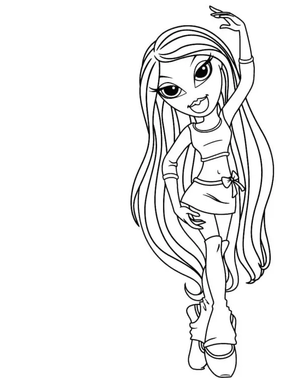 Desenhos de Bratz Para Colorir 26