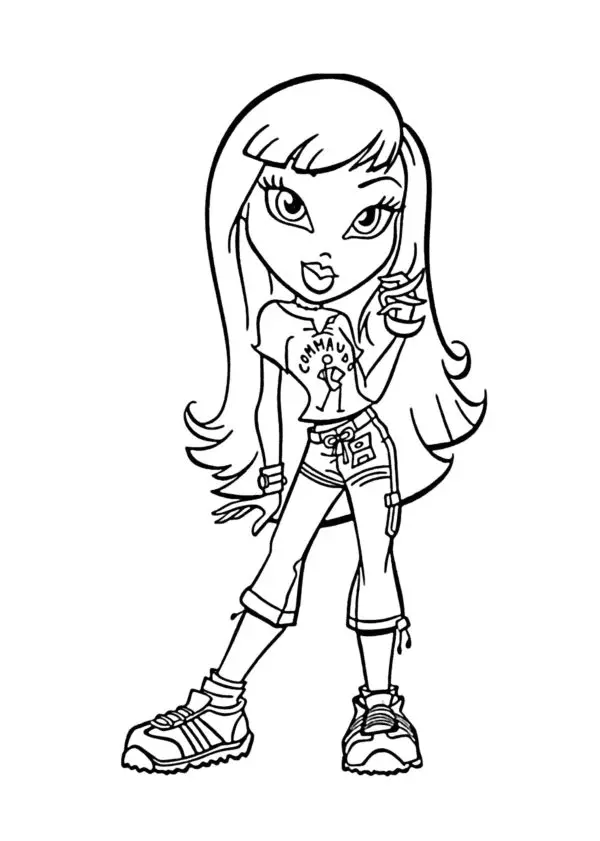 Desenhos de Bratz Para Colorir 31