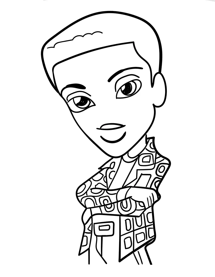 Desenhos de Bratz Para Colorir 37