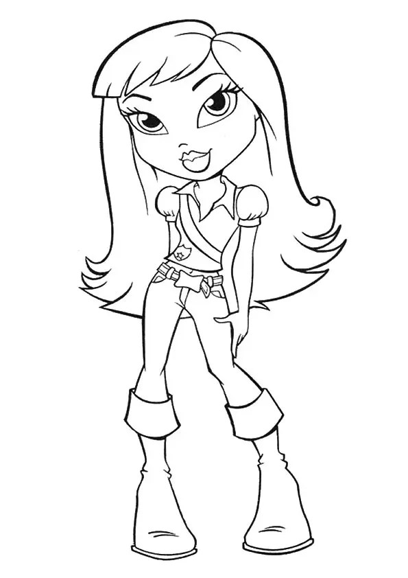 Desenhos de Bratz Para Colorir 41