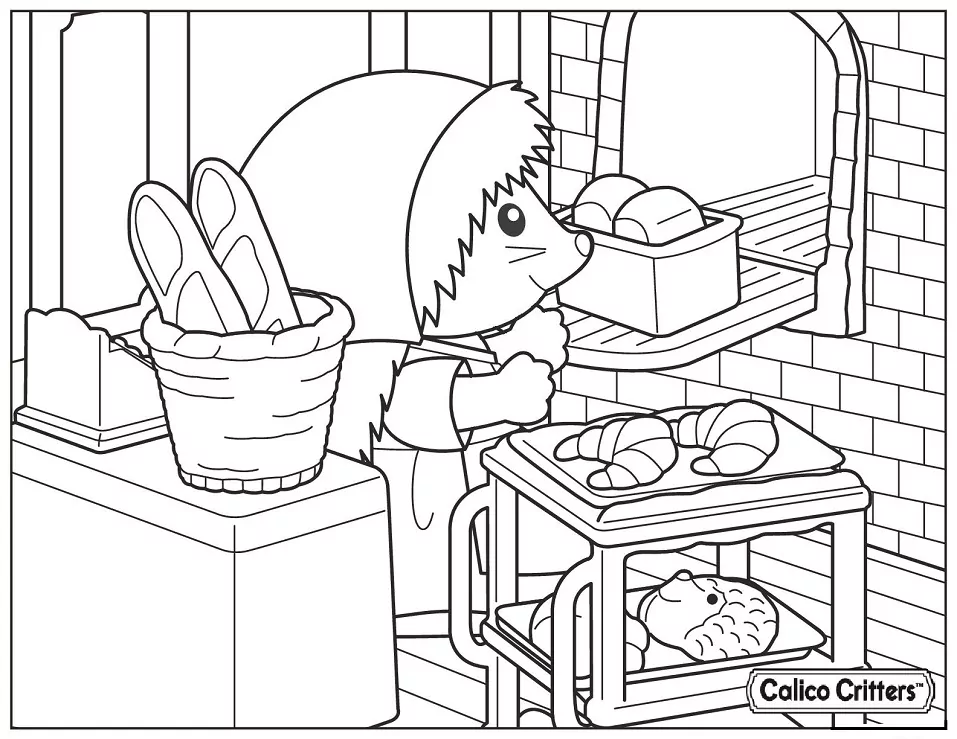 Bread Coloring Pages 4
