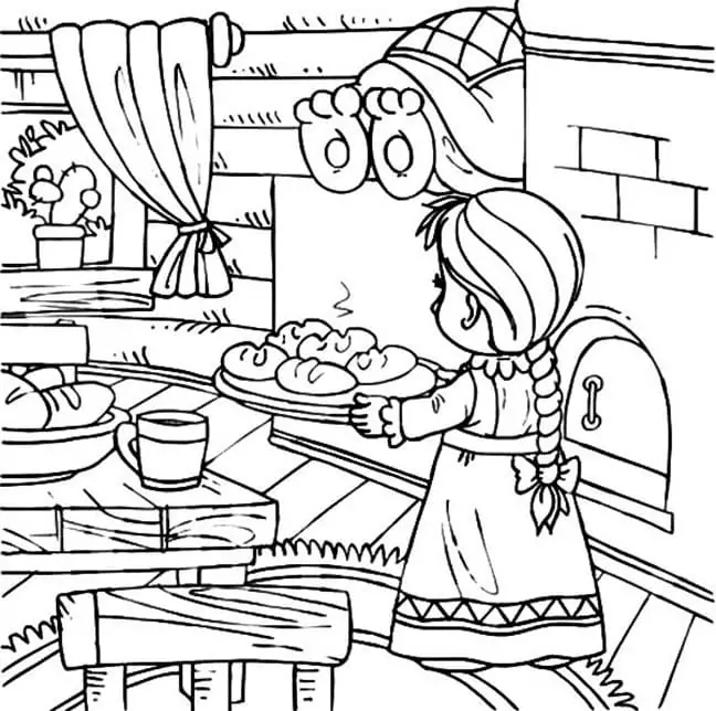 Bread Coloring Pages 7