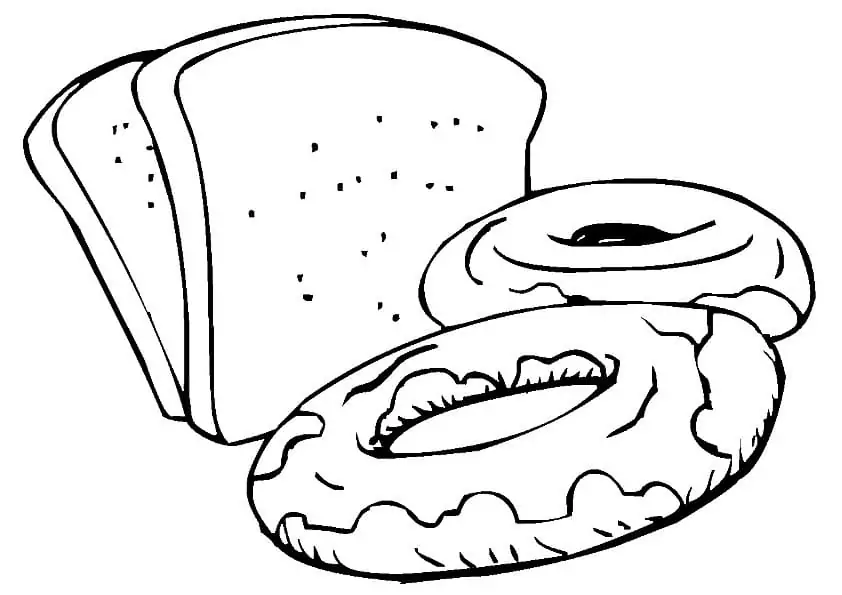 Bread Coloring Pages 8