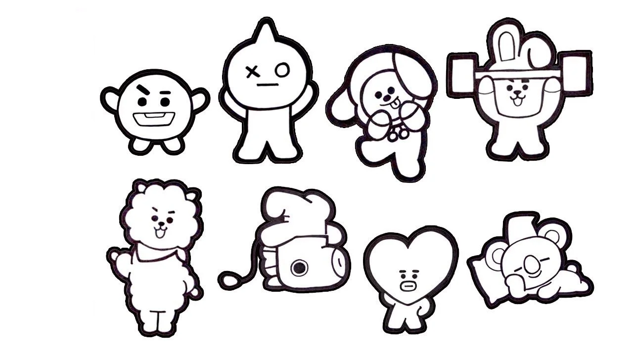 Bt21 Para Colorear 23