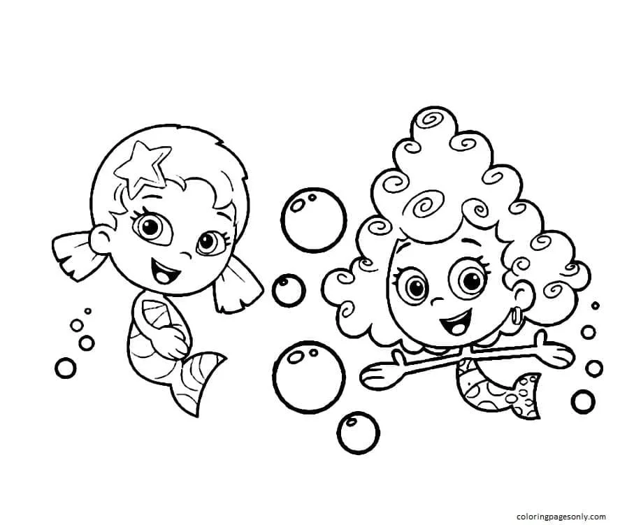 Bubble Guppies Coloring Pages 14