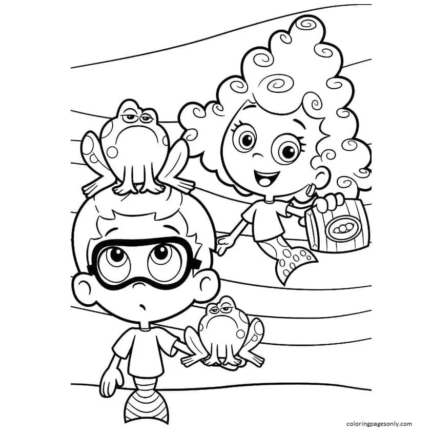 Bubble Guppies Coloring Pages 23