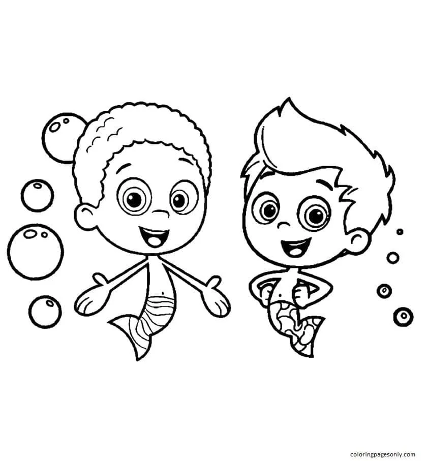 Bubble Guppies Coloring Pages 31