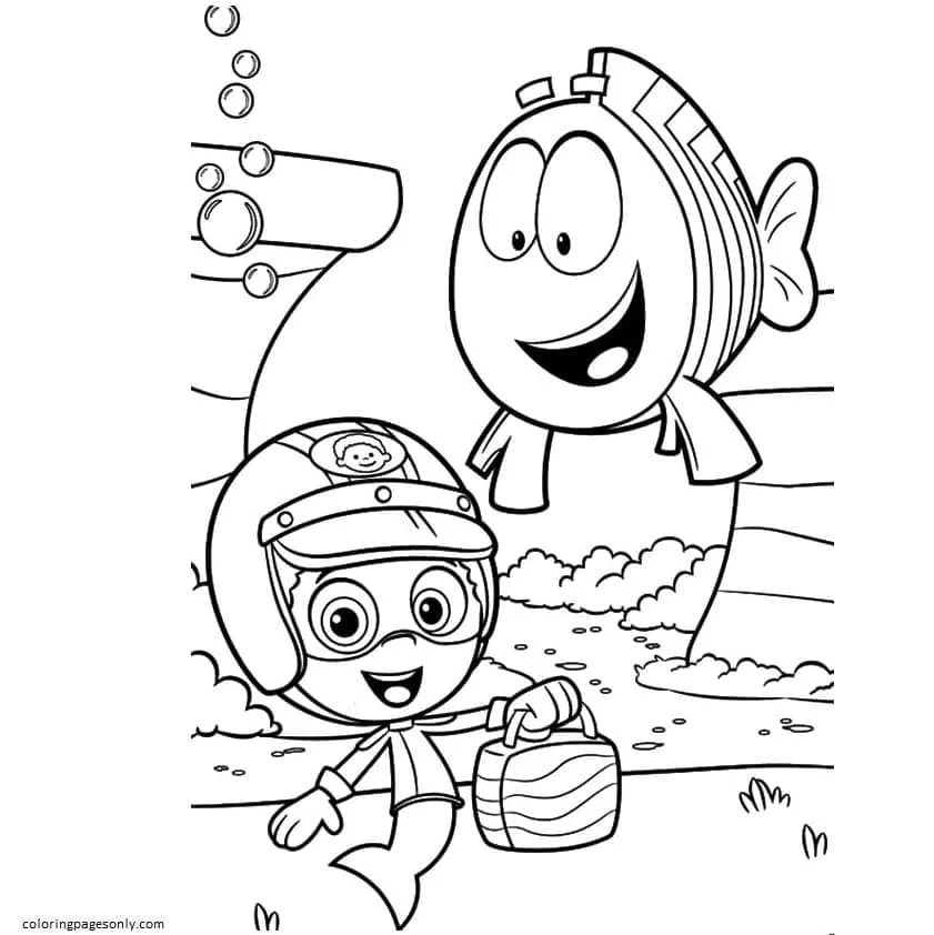 Bubble Guppies Coloring Pages 34