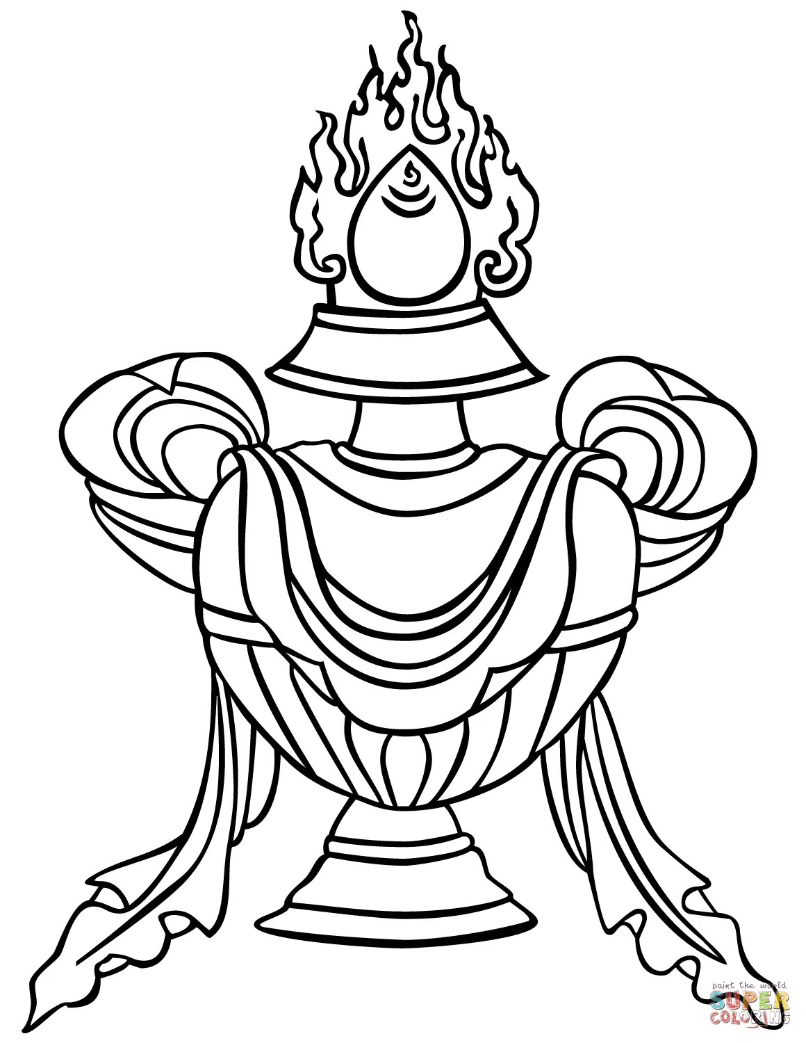 Budismo para Colorir 19