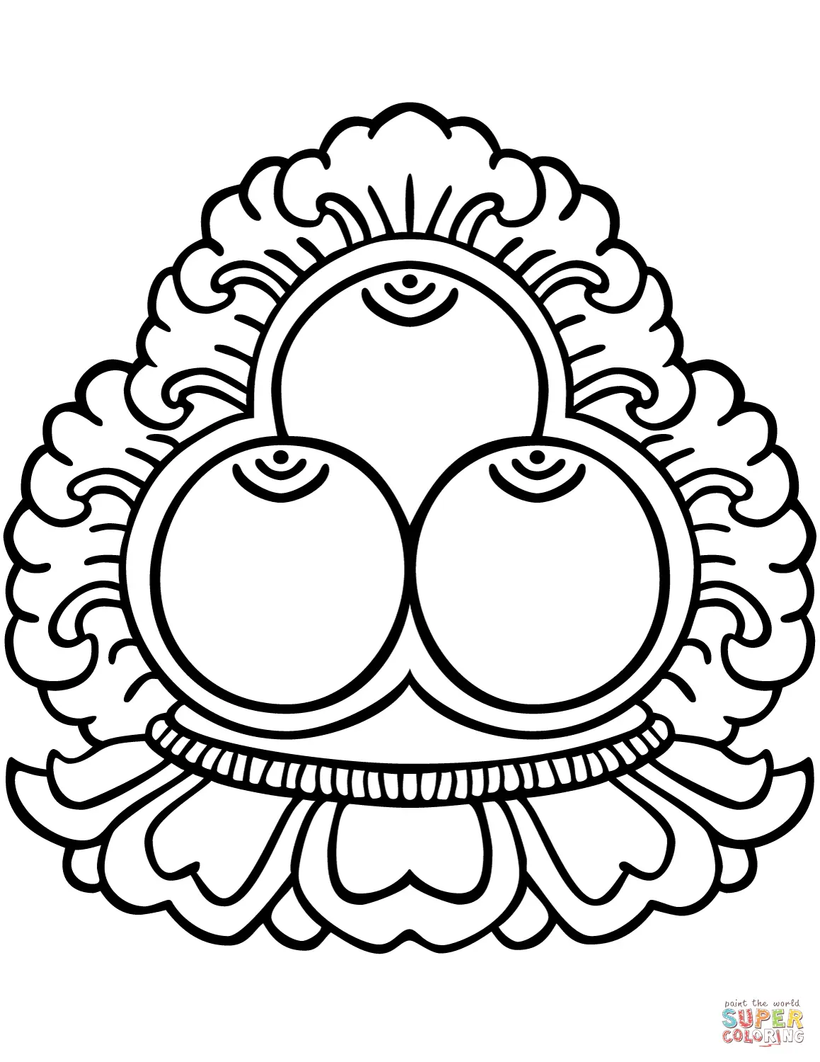 Budismo para Colorir 29