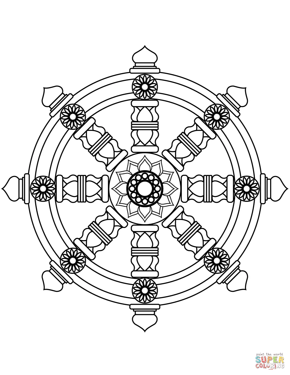 Budismo para Colorir 36