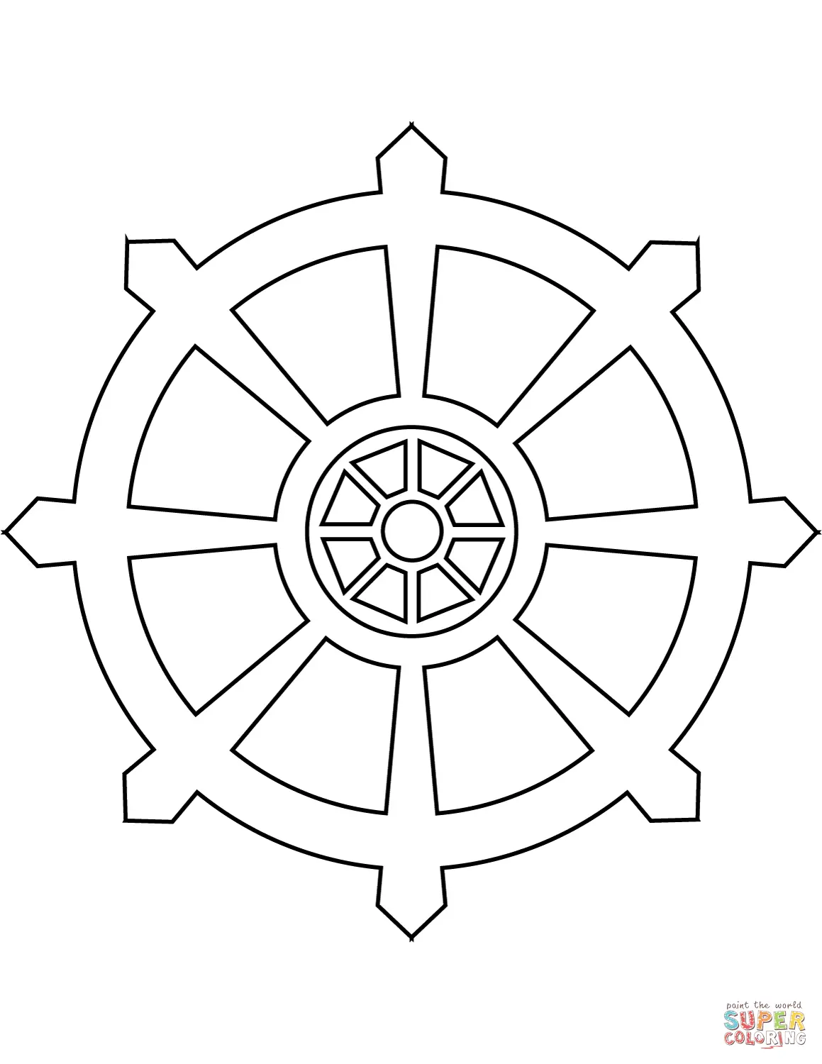 Budismo para Colorir 41