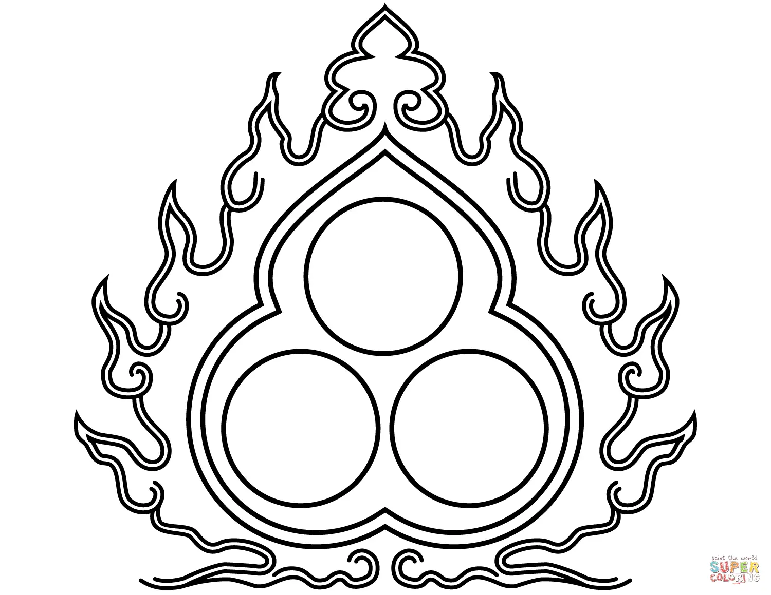 Budismo para Colorir 45