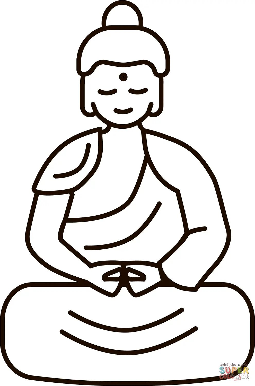 Budismo para Colorir 6
