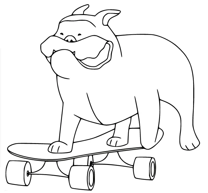 Bulldog Coloring Pages 20
