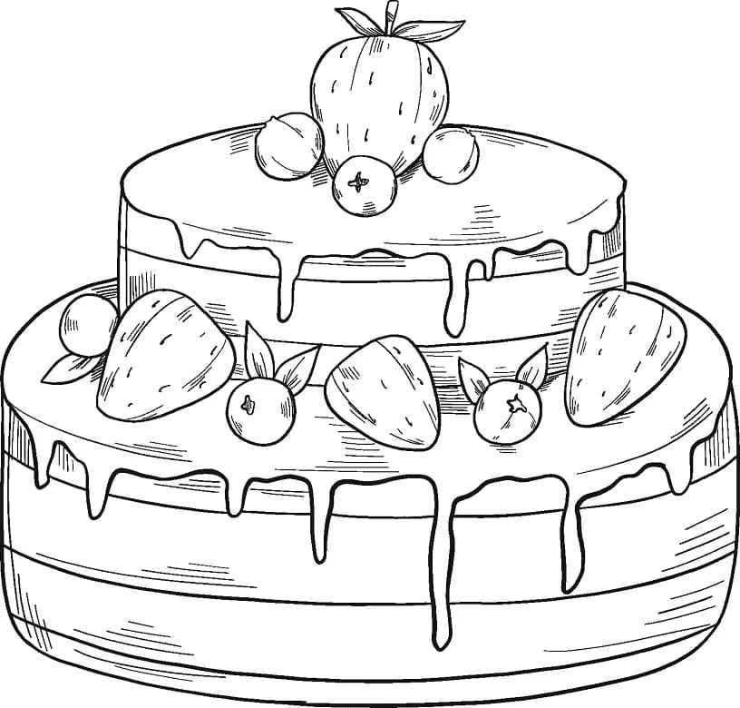 Pasteles Para Colorear 5