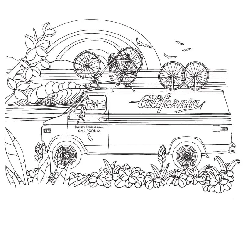 Desenhos de California Para Colorir 30