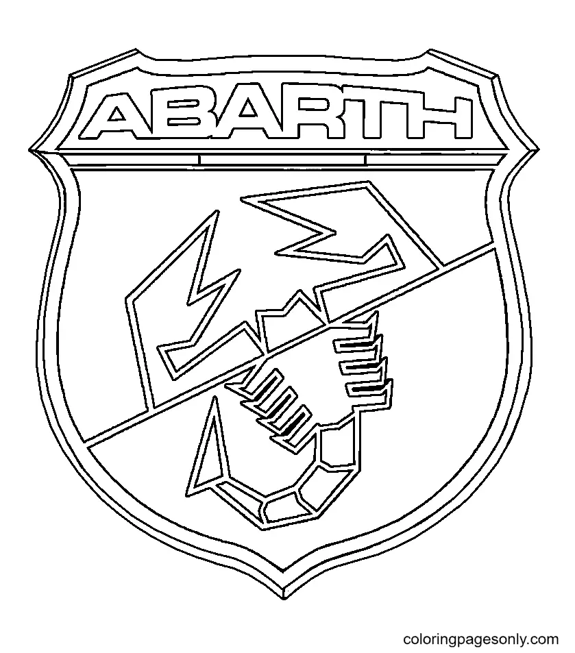 Logotipos Coches Para Colorear 25