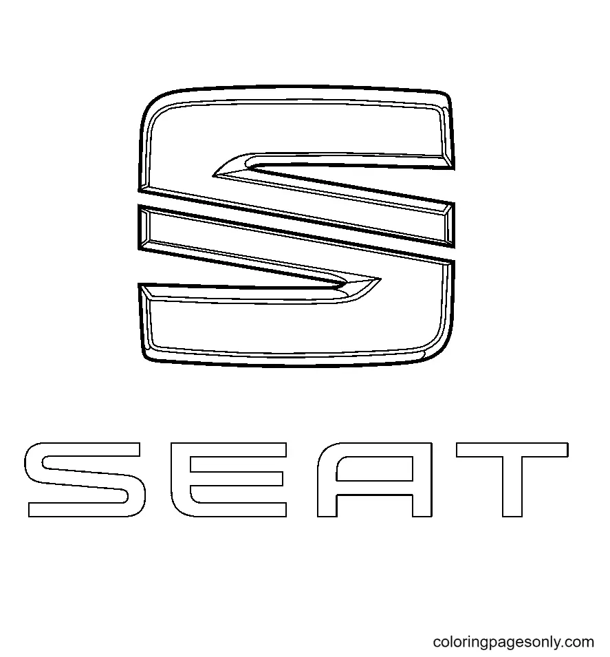 Logotipos Coches Para Colorear 49