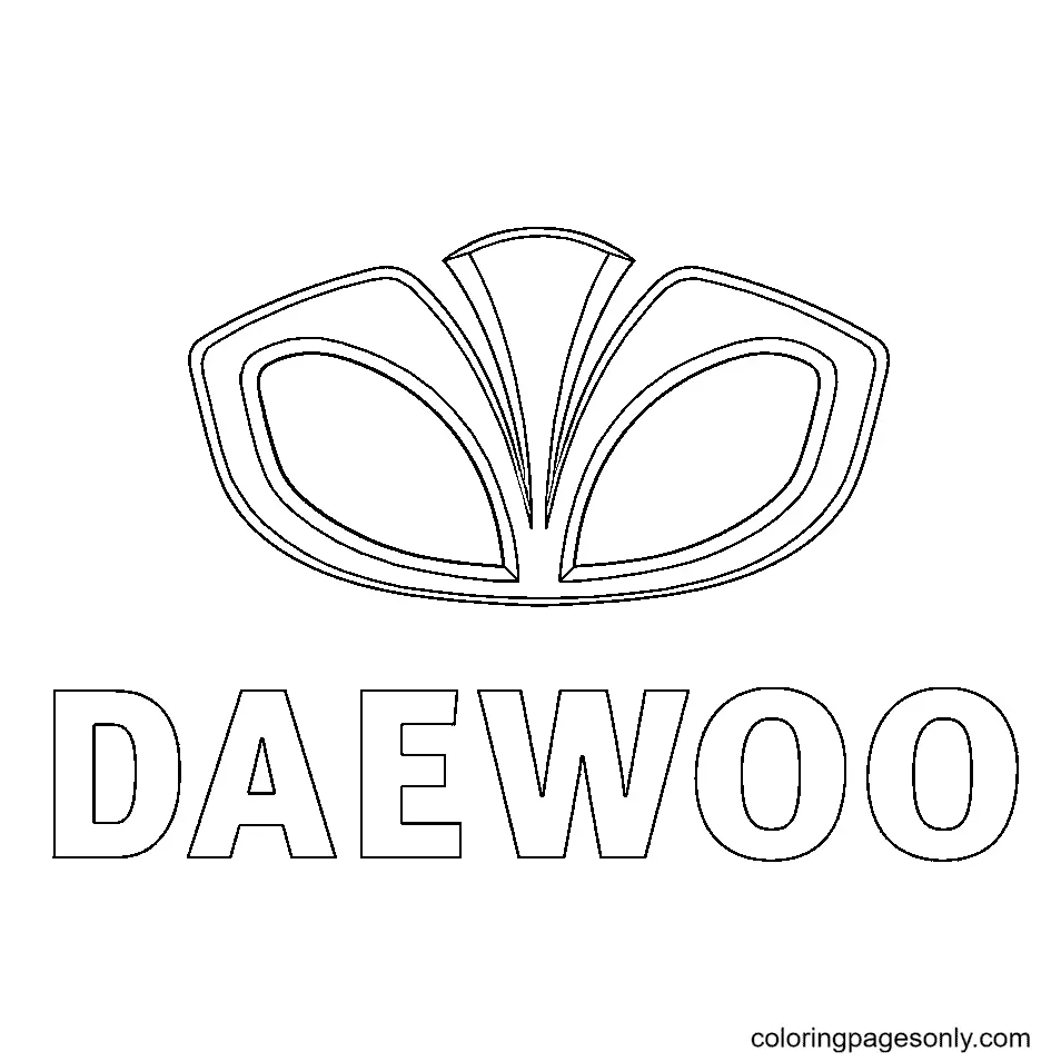 Logotipos Coches Para Colorear 87