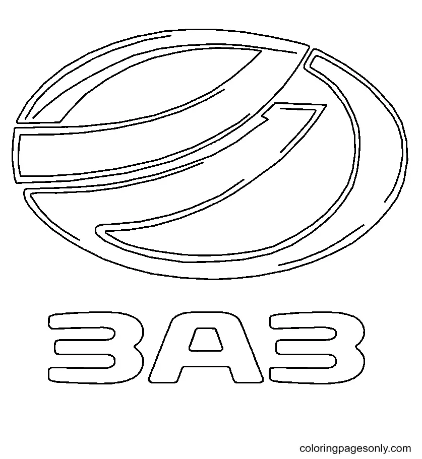 Auto-Logo Ausmalbilder 91
