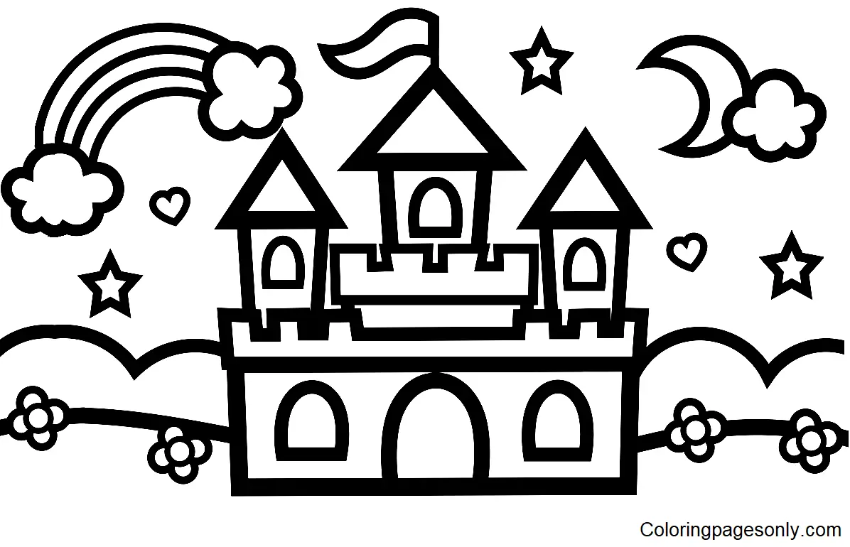 Castle Coloring Pages 42