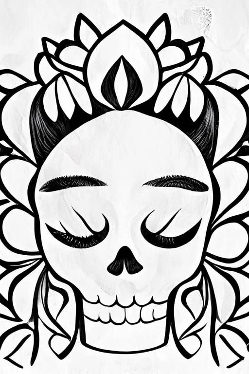 Catrina Coloring Pages 16