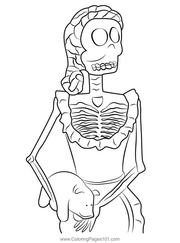 Catrina Coloring Pages 17
