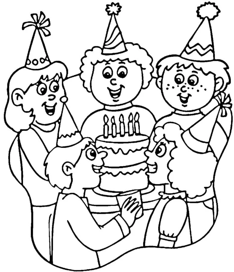 Desenhos de Celebracao Para Colorir 3