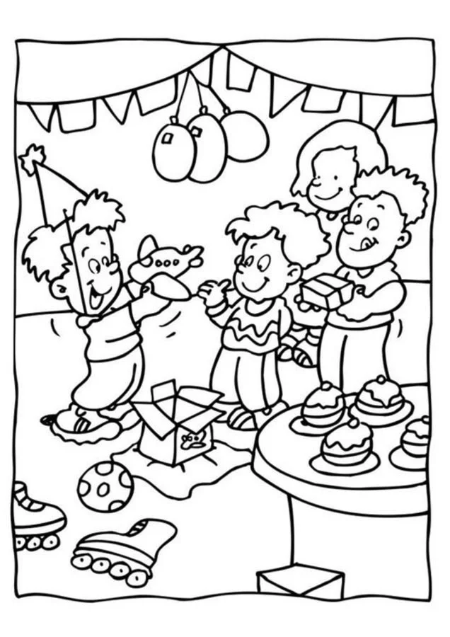 Desenhos de Celebracao Para Colorir 4