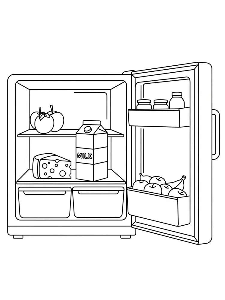 Cheese Coloring Pages 15