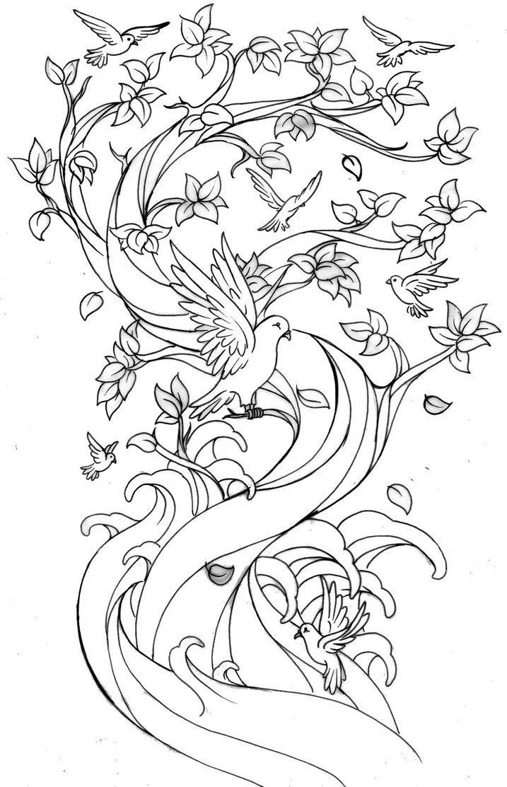 Cherry Tree Coloring Pages 32