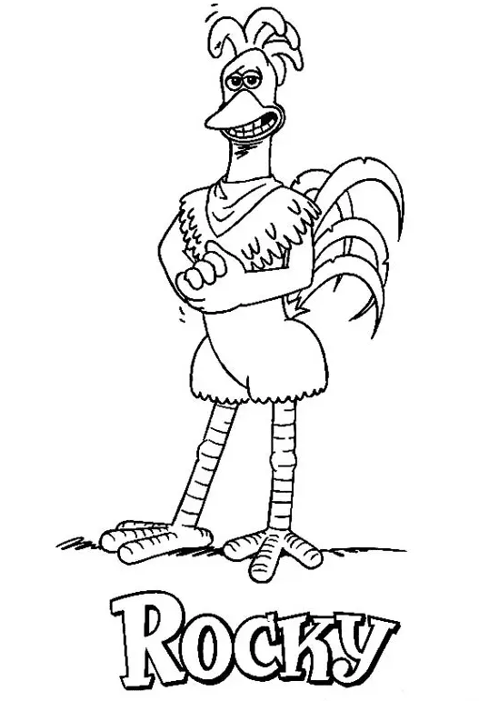 Chicken Run Para Colorear 37