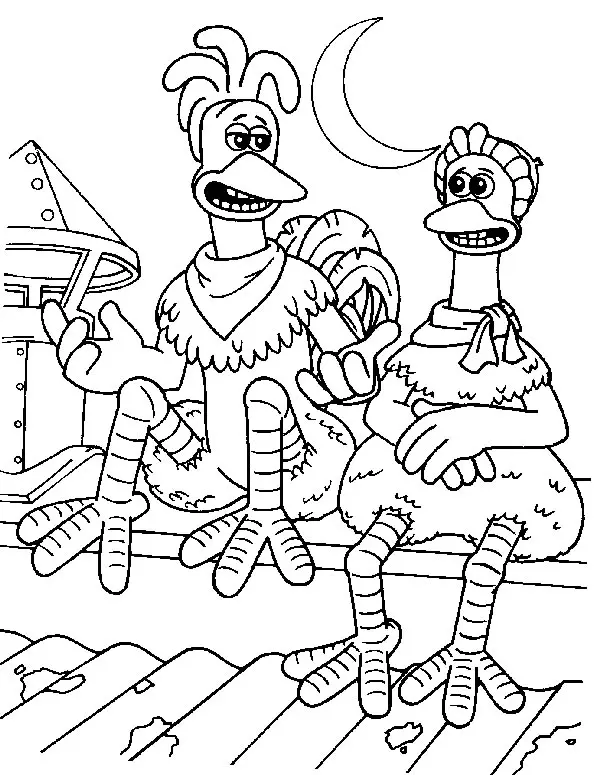 Chicken Run Para Colorear 43