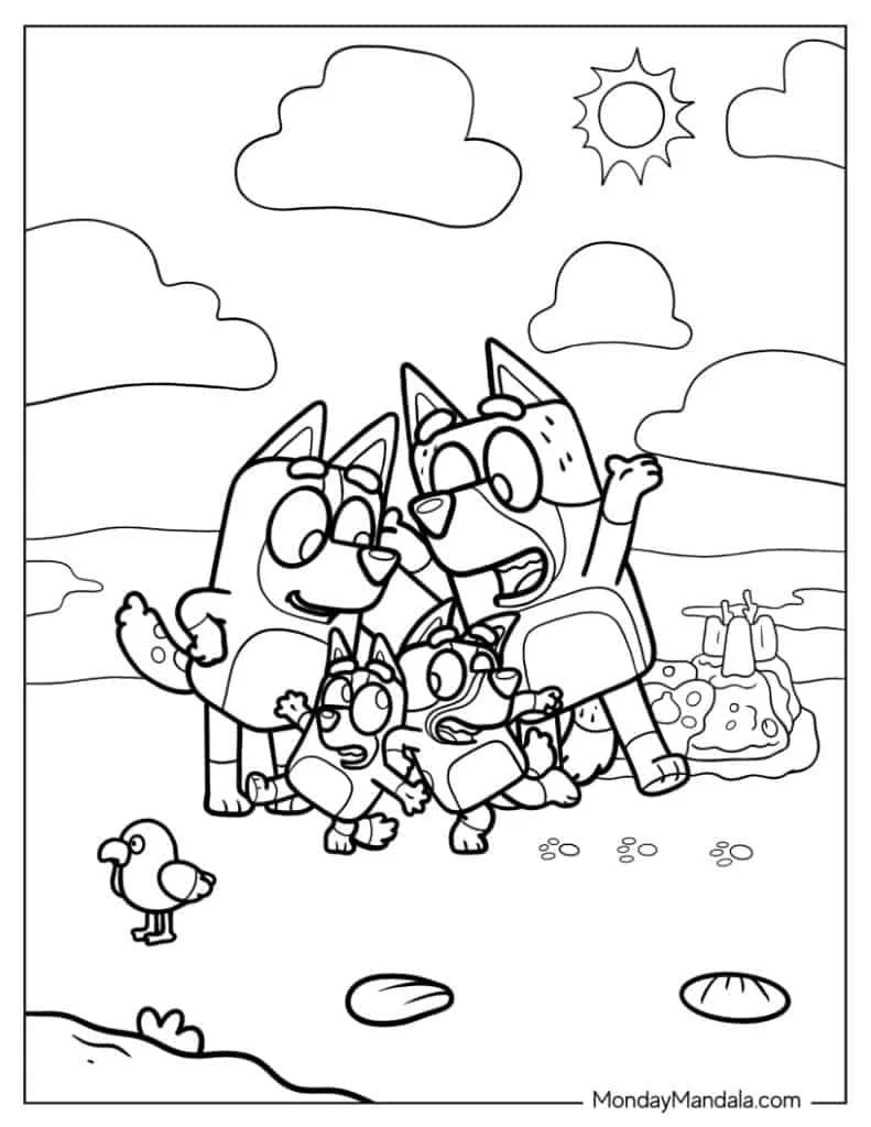 Chilli Heeler Coloring Pages 10