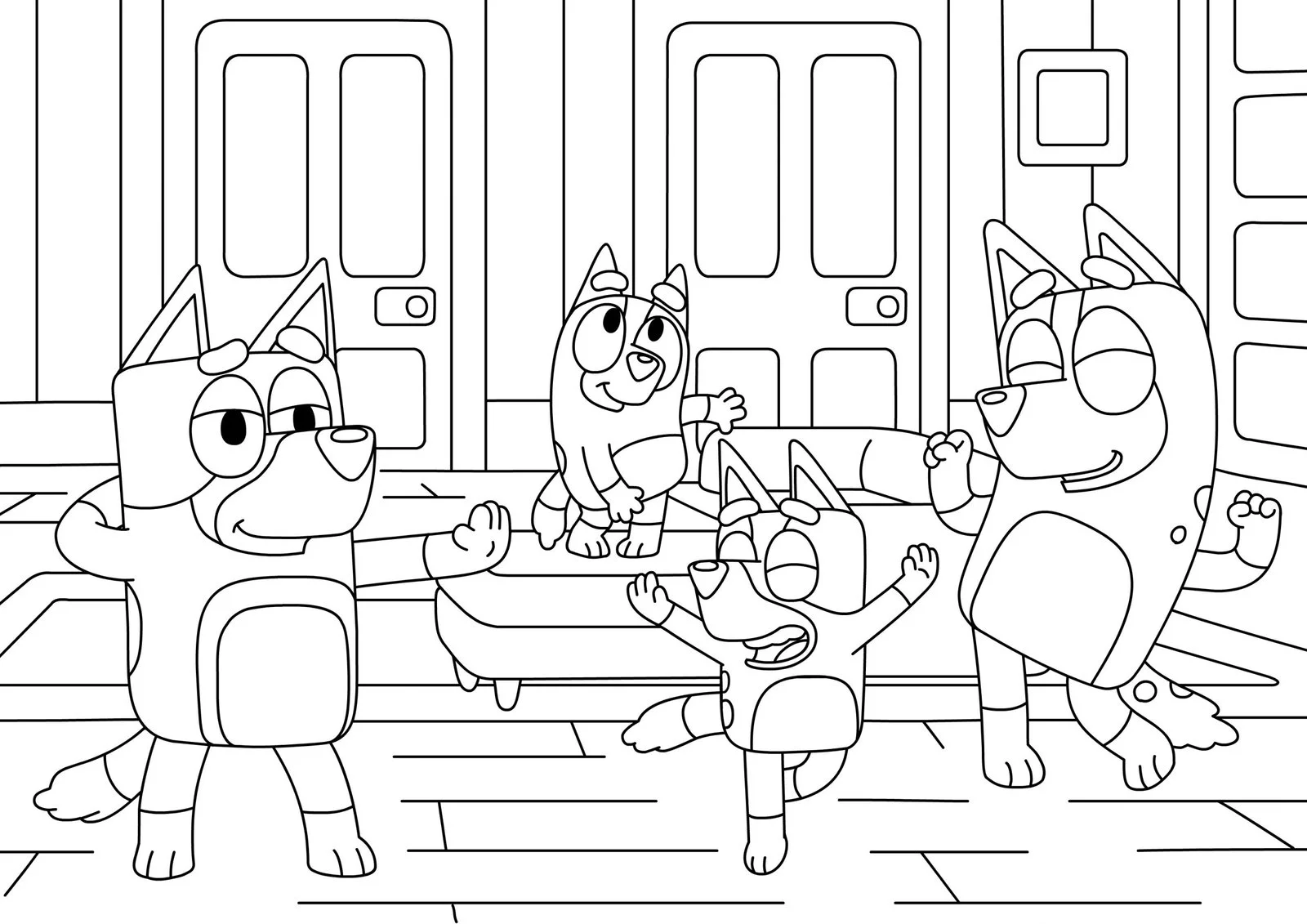 Chilli Heeler Coloring Pages 4