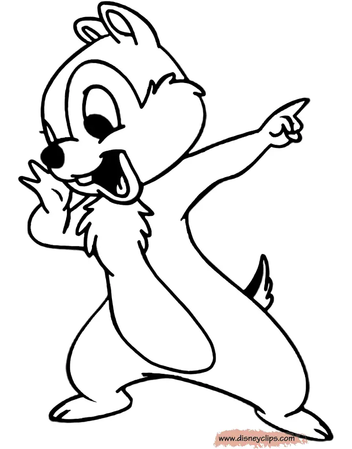 Chip and Dale Rescue Rangers Coloring Pages 38