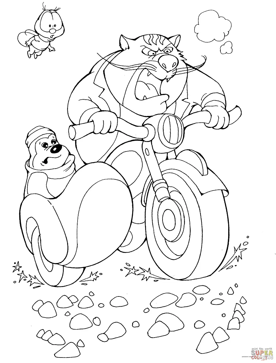 Chip and Dale Rescue Rangers Coloring Pages 47