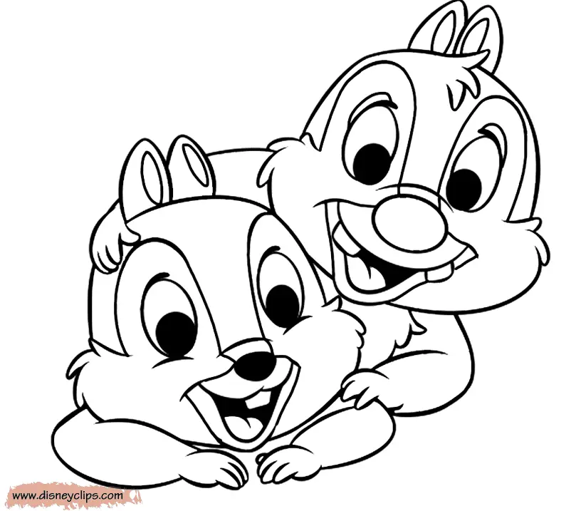 Chip and Dale Rescue Rangers Coloring Pages 6