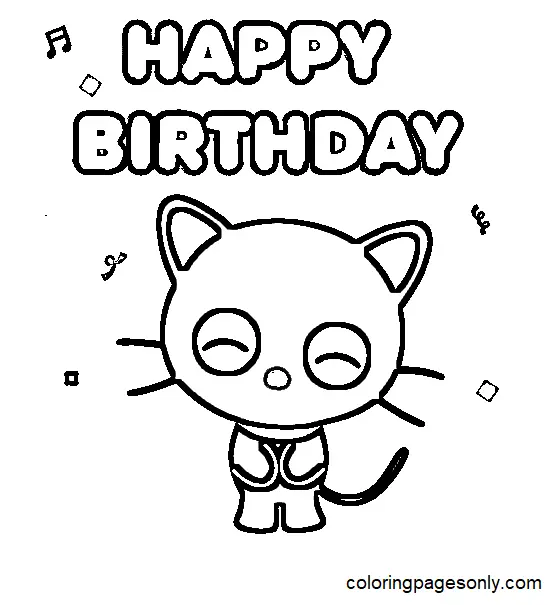 Chococat Coloring Pages 14