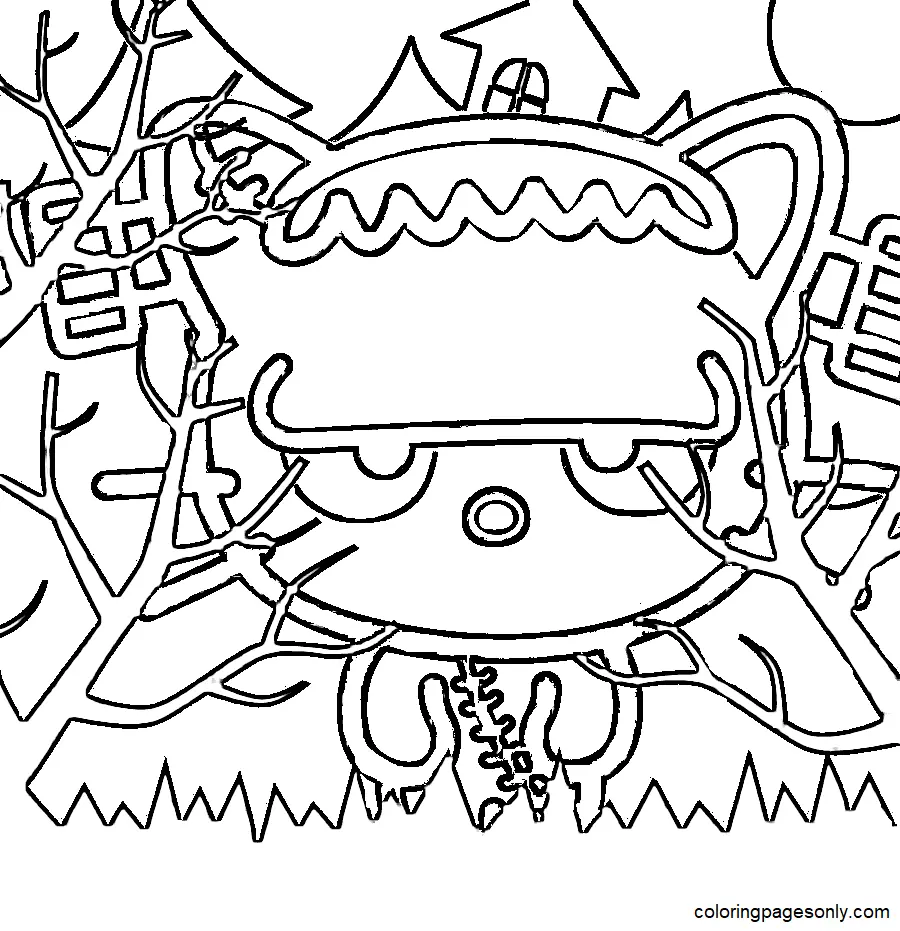 Chococat Coloring Pages 37