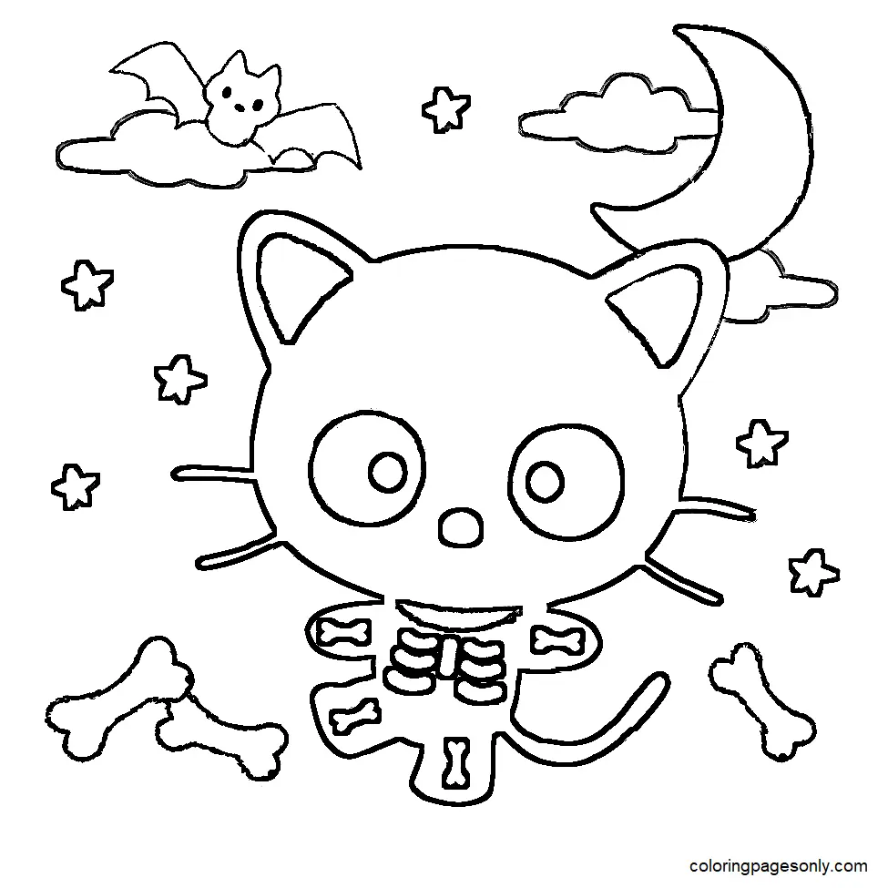 Chococat Coloring Pages 5