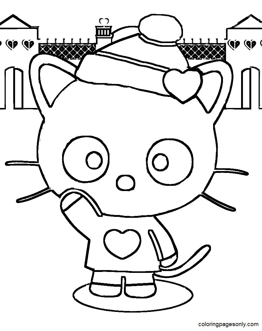 Chococat Coloring Pages 8