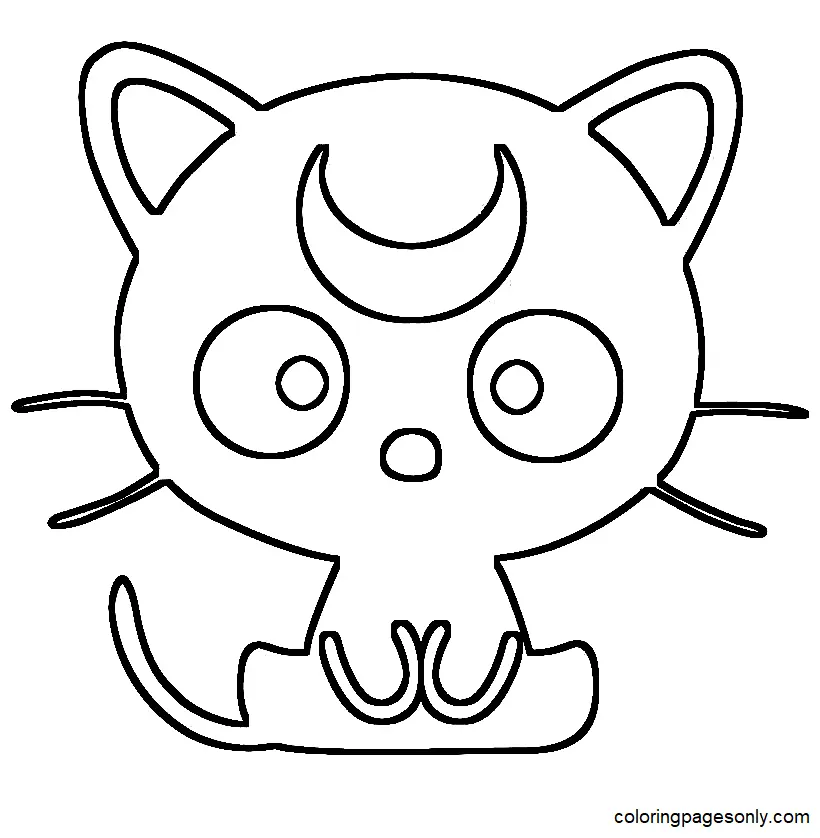 Chococat Coloring Pages 9