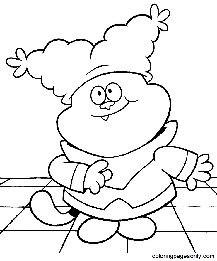Chowder Para Colorear 14