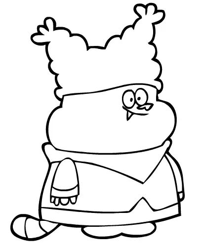 Chowder Para Colorear 24