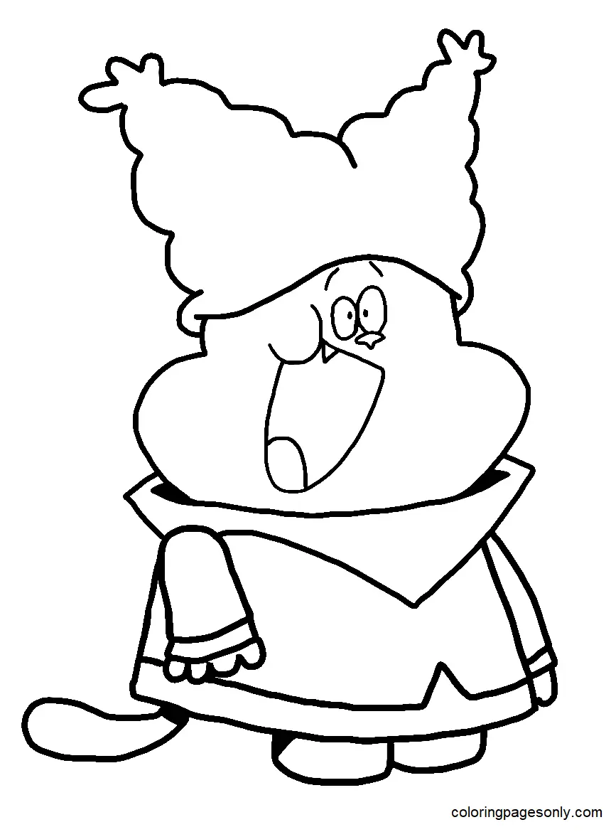 Chowder Para Colorear 30