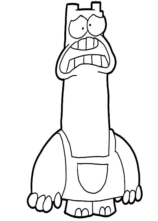 Chowder Para Colorear 34
